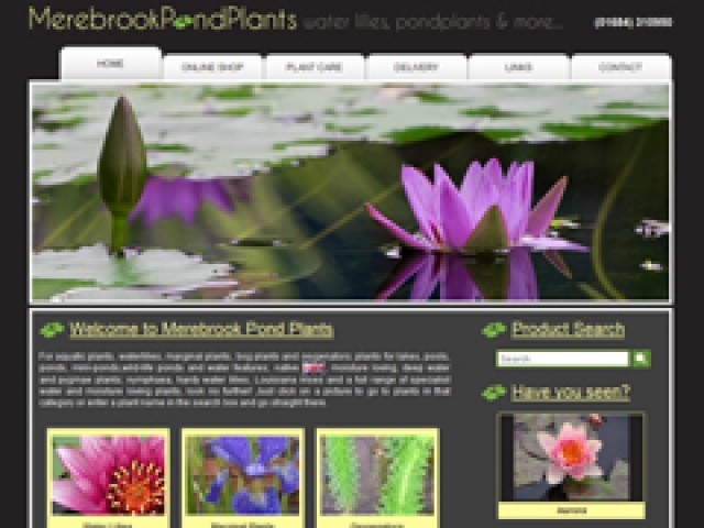 Pond Plants New Site Launched!